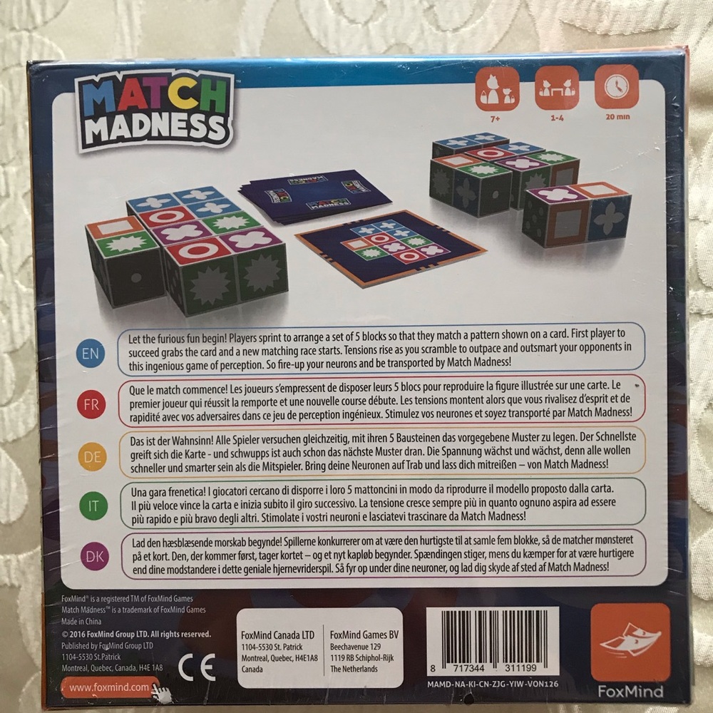 MATCH MADNESS (FoxMind). - Picture 2 of 2
